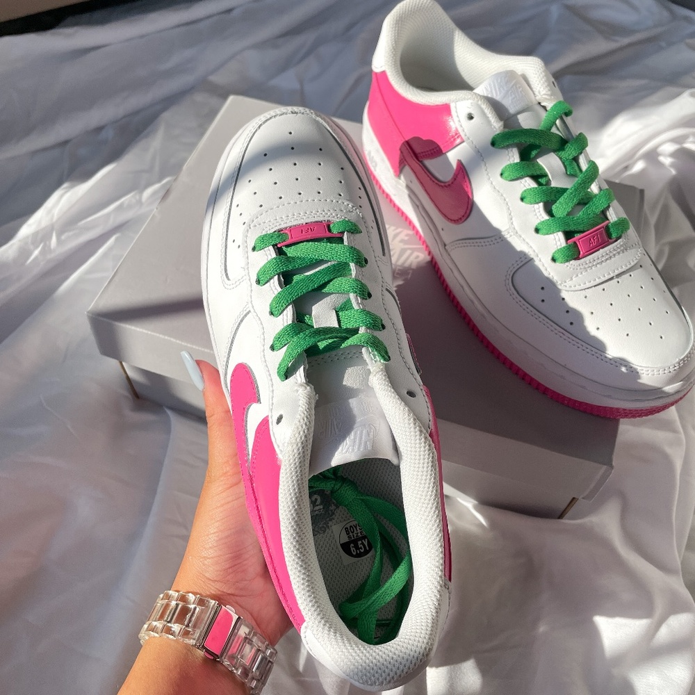 Nike Air Force 1 AKA Watermelon Custom - Picture 5 of 9